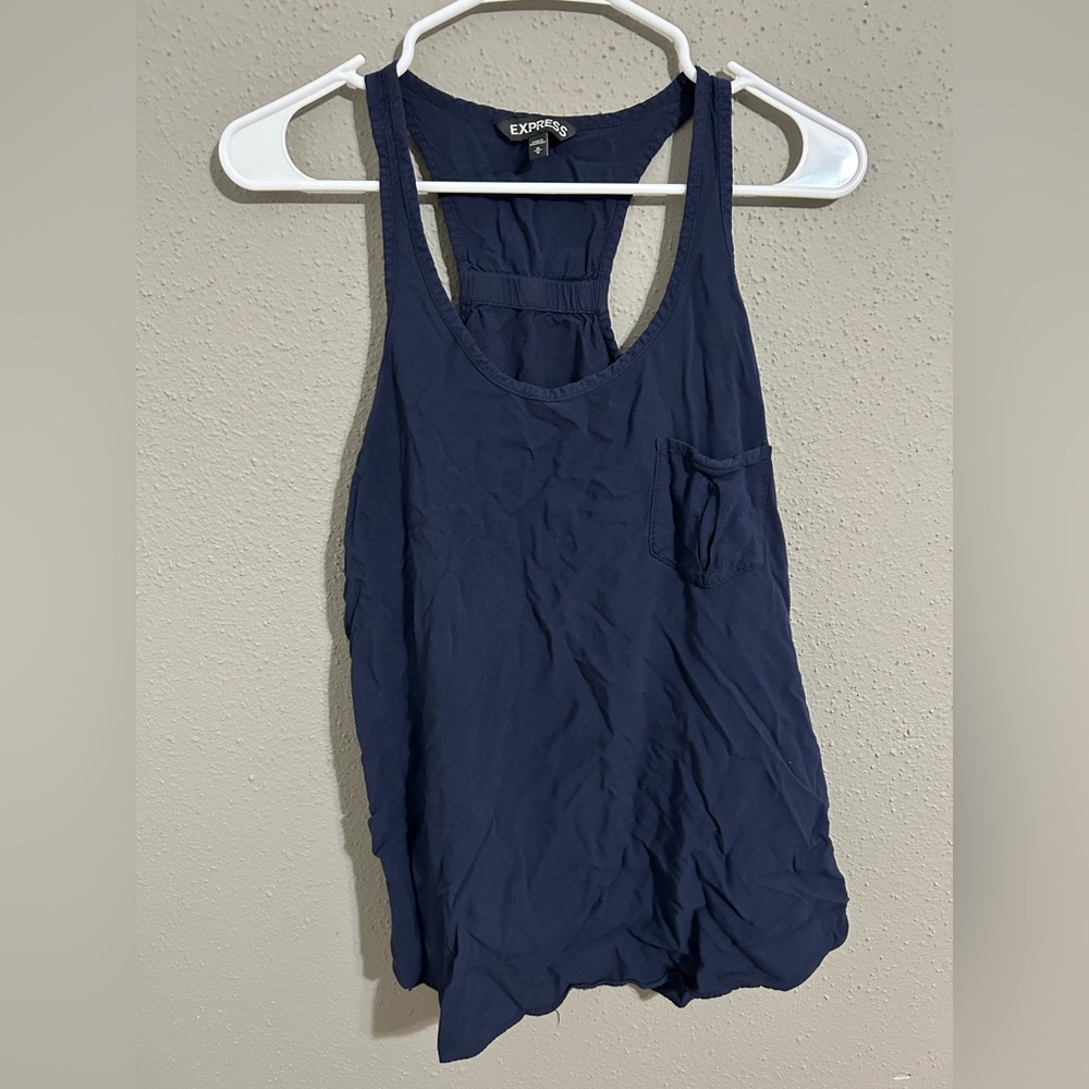 Express Dark Blue Women's Tank Top
